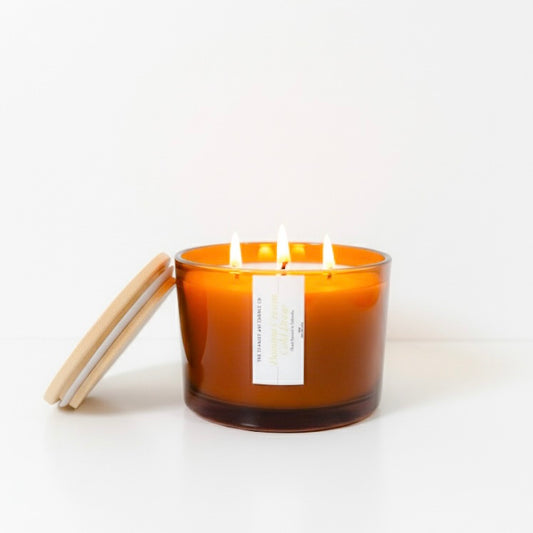 Banana Cream Cold Brew 3 Wick Candle