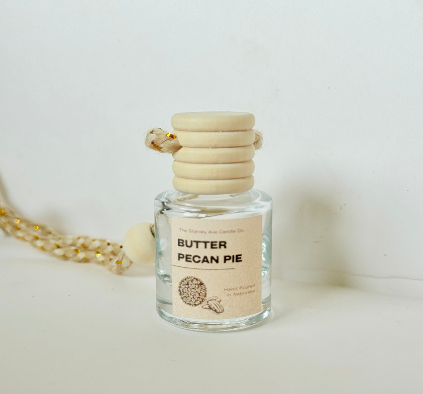 Butter Pecan Pie Car Air Diffuser