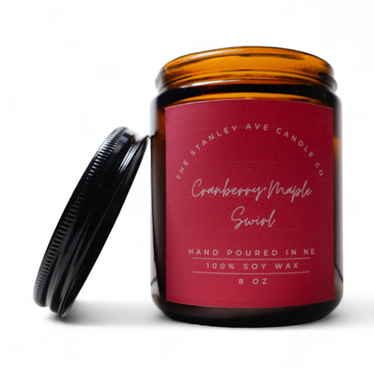 Cranberry + Maple Swirl Candle