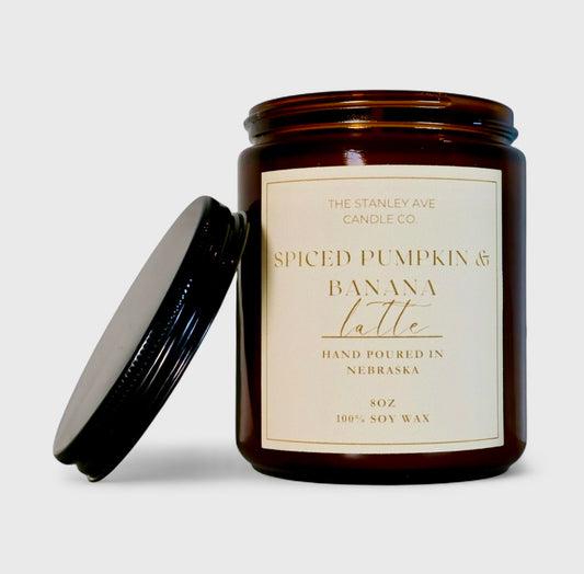 Spiced Pumpkin & Banana Latte Candle