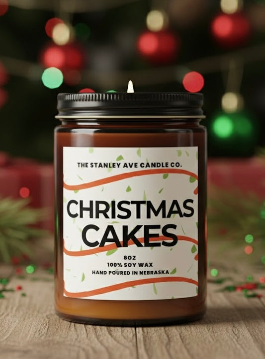 Christmas Cakes Candle