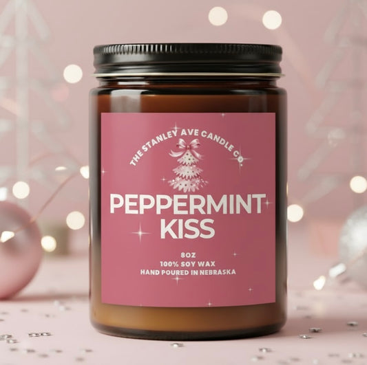Peppermint Kiss Candle