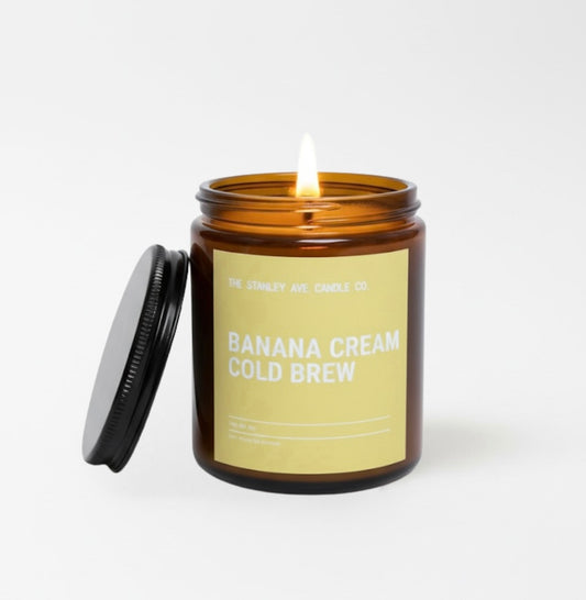 Banana Cream Cold Brew 8oz Candle