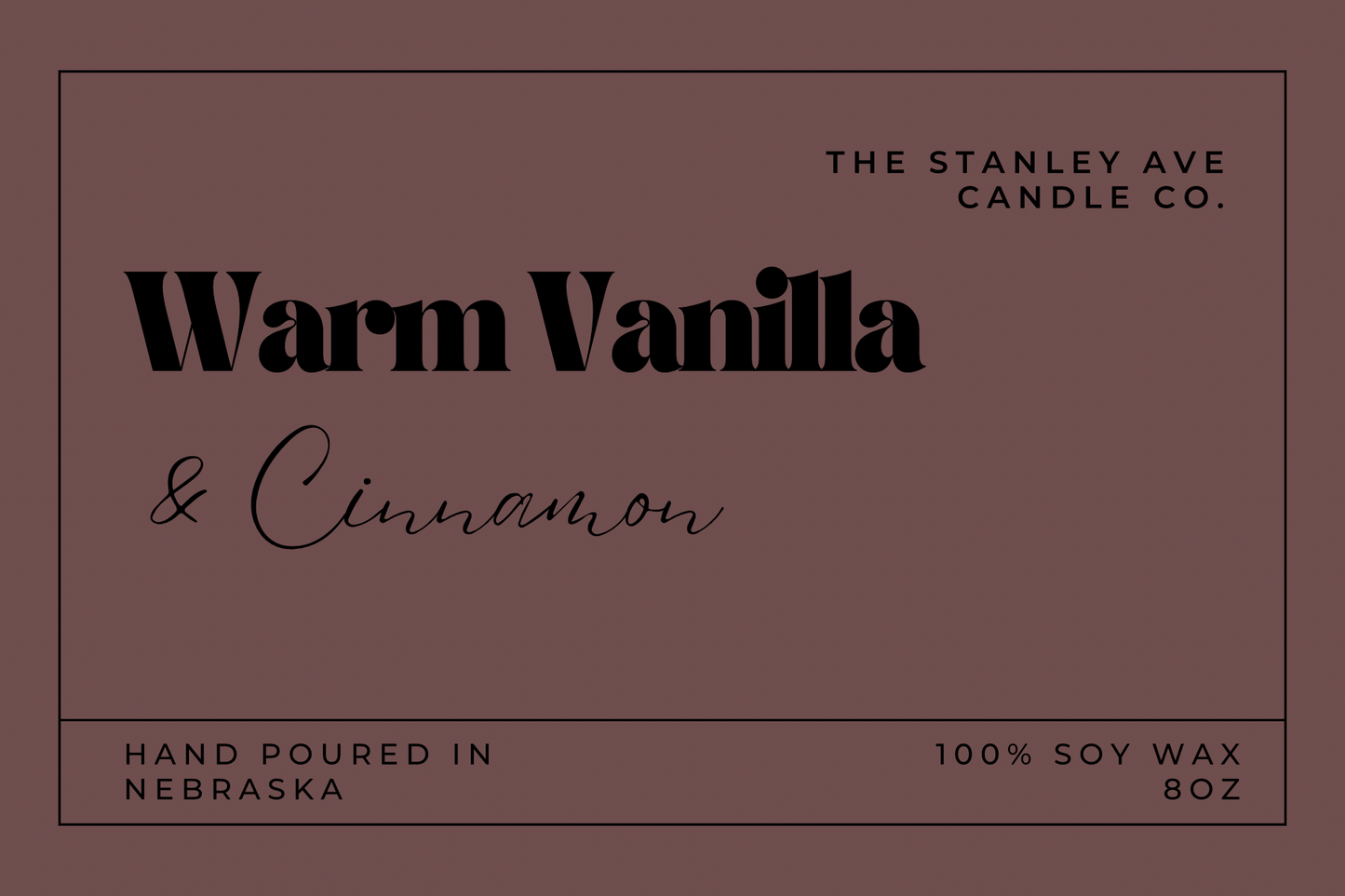 Warm Vanilla & Cinnamon