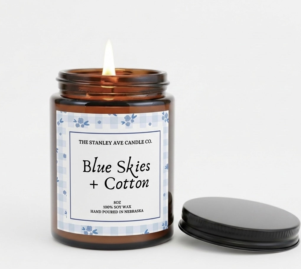 Blue Skies + Cotton