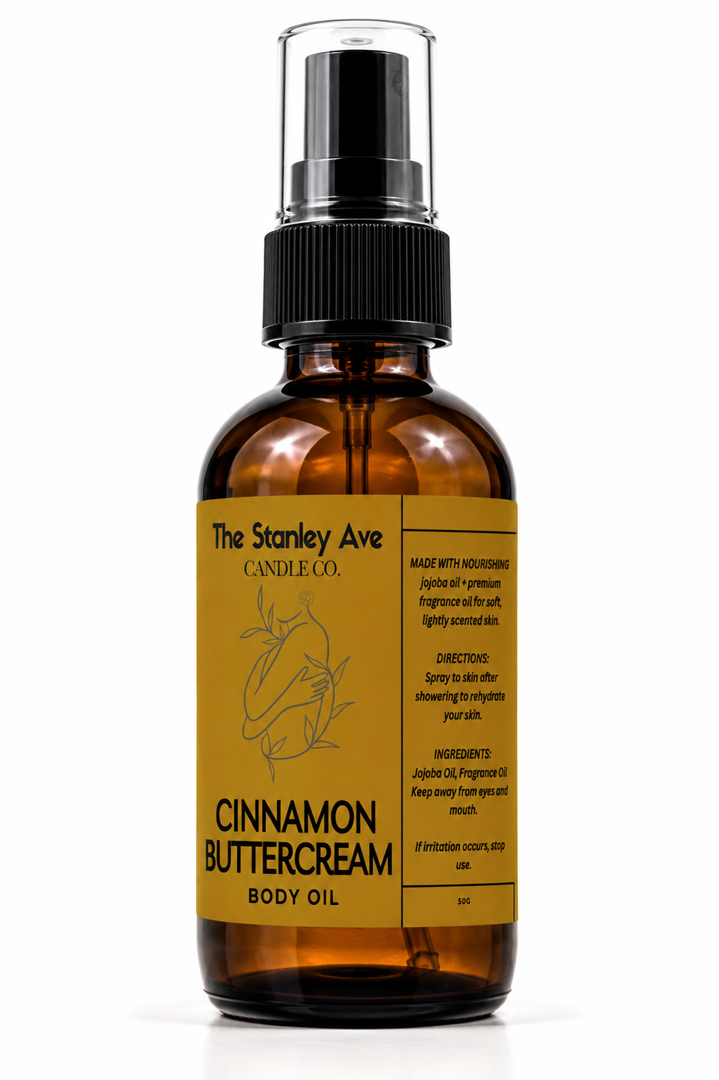 Cinnamon Buttercream Body Oil Spray