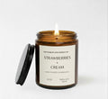 Strawberries + Cream 8oz Candle