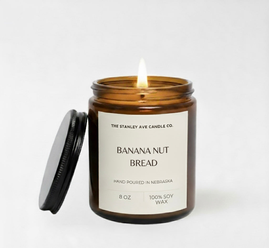 Banana Nut Bread 8oz Candle