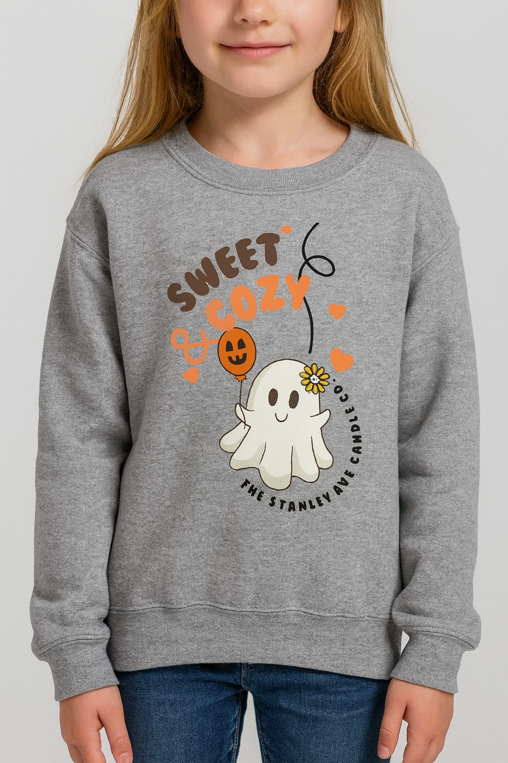 Sweet & Spooky Flower Youth Sweatshirt