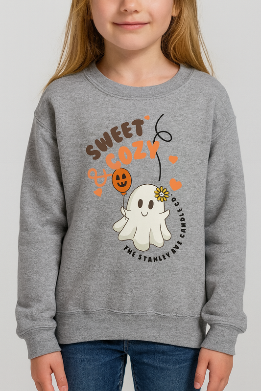 Sweet & Spooky Flower Youth Sweatshirt